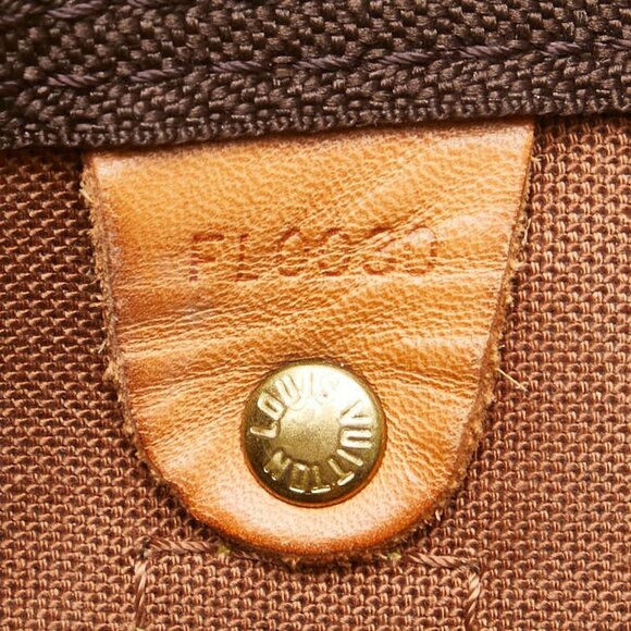 LOUIS VUITTON Brown Monogram Leather Keepall 55 Boston Bag - Picture 12 of 13